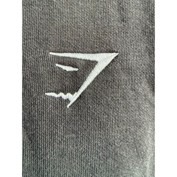 Gymshark‎ XS Black Long Sleeve Crewneck Pullover oversized Activewear Sweatshirt - Image 4