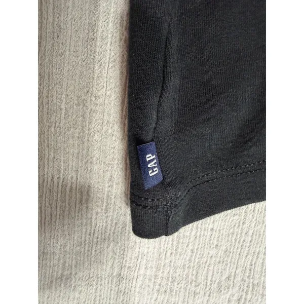 Gap Women's V-Neck Long Sleeve Top Black Cotton Modal Blend Size L GP006391 - Image 10