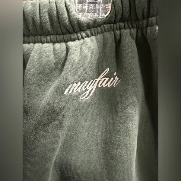 The Mayfair Group: Scan To Relax Wide Leg Sweatpants | Olive And Royal! W S/M! - Image 6