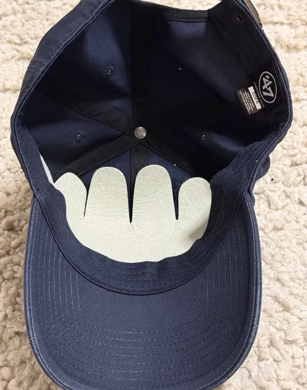New 47 Brand New York Navy Blue Cleanup Hat - Image 4