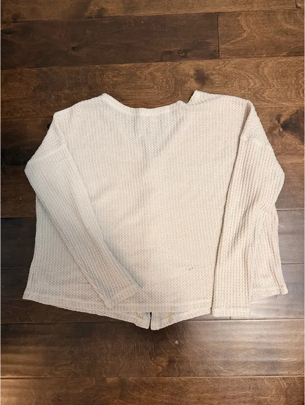 American Eagle Beige Sweater Knit - Image 2