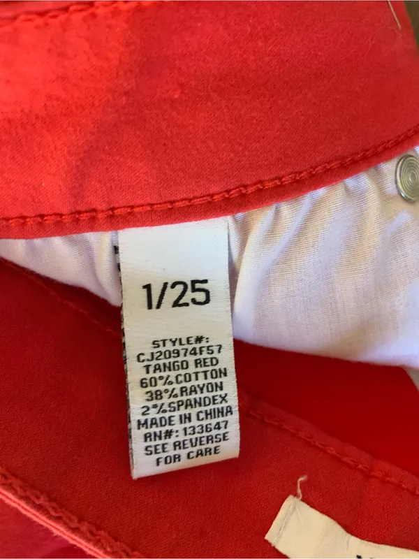 Celebrity Pink Red High-Rise Skinny Jeans - Image 3