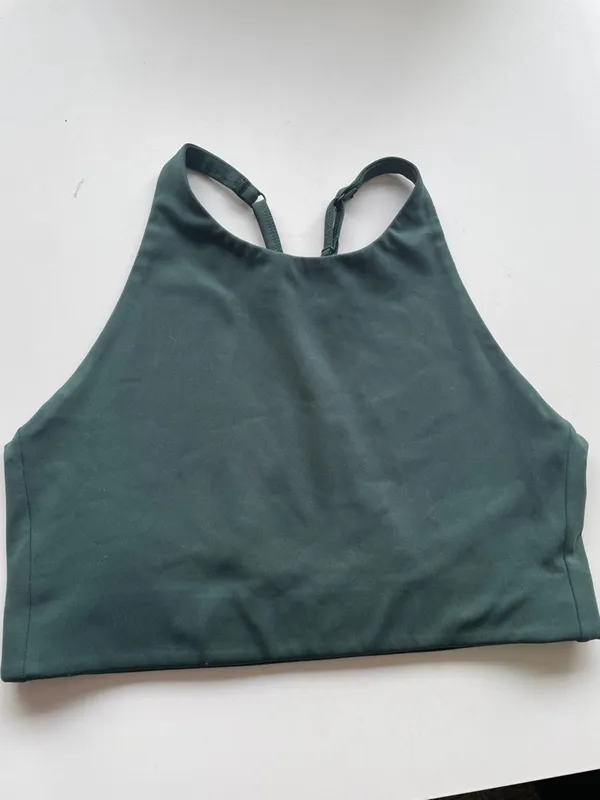 Girlfriend Collective Moss Green Topenga Sports Bra Medium - Image 3