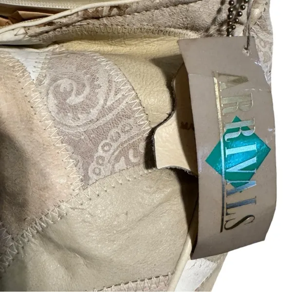 Vintage Arrivals Patchwork Suede Leather Shoulder Bag Purse‎ nwt - Image 3