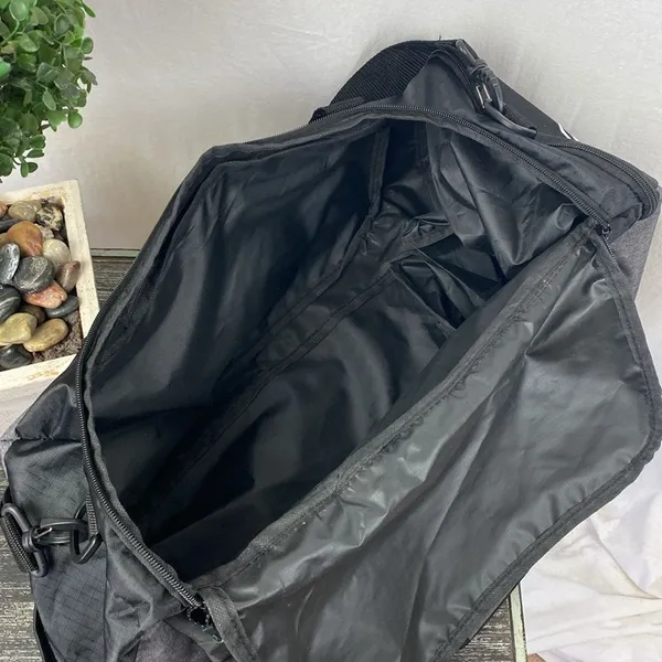 Savvi Slazenger Black & Gray Zip Close Sport Athletic Tote Bag NEW - Image 6