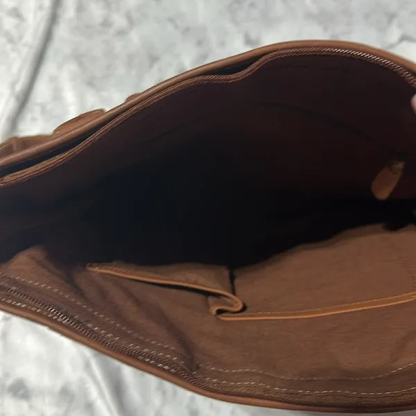 Myra Bag Crossbody Two Sided Purse Brown - Image 4