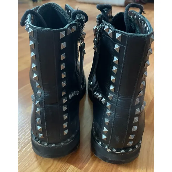 ASH
Wolf Studded Leather Combat Boots‎ - Image 4