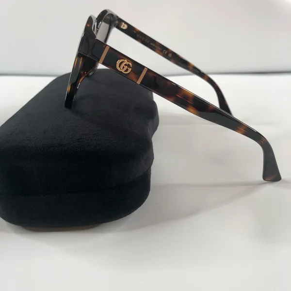 Gucci Authentic Women's Cat-Eye Sunglasses in Tortoise & Havana/Brown ~ BNIB! - Image 4