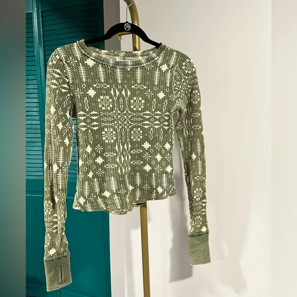 Free People NWOT We The Free Pretty Little Thermal - XS - Image 5