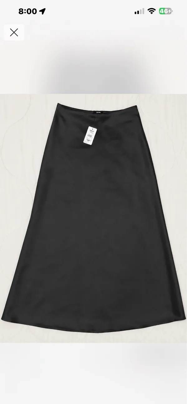 Express A-line satin skirt  - Image 2