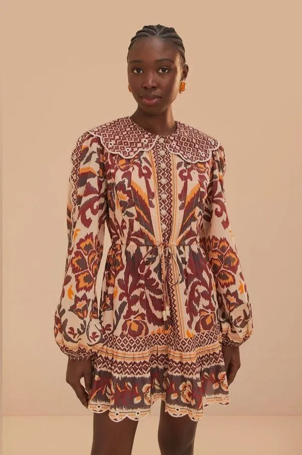 Farm Rio Long Sleeve Button Front Minidress, Small, $260 - Image 7