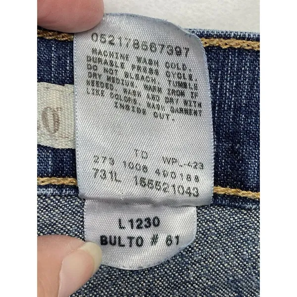 Levis 550 Relaxed Bootcut Leg Denim Jeans Womens Size 14 M Stonewashed‎ Blue - Image 10