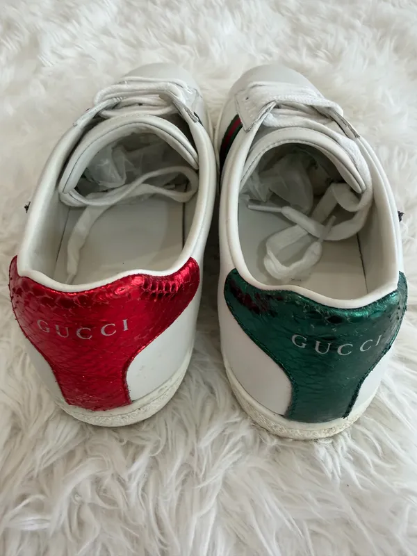 Gucci Ace Embroidered Arrow Sneakers - Image 5