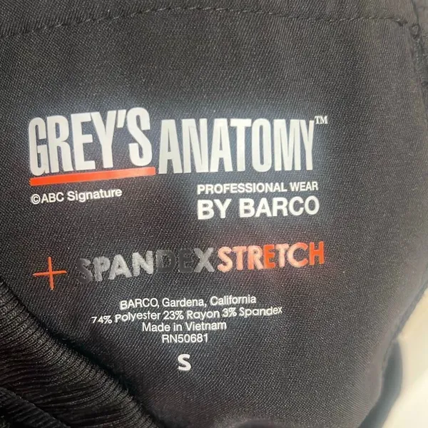 ✨Greys Anatomy Spandex Stretch Eden Black Sz Small Jogger✨ - Image 11