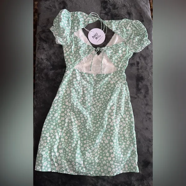 Princess Polly Kasey Mini Dress in Green Size 2 New with tag - Image 7