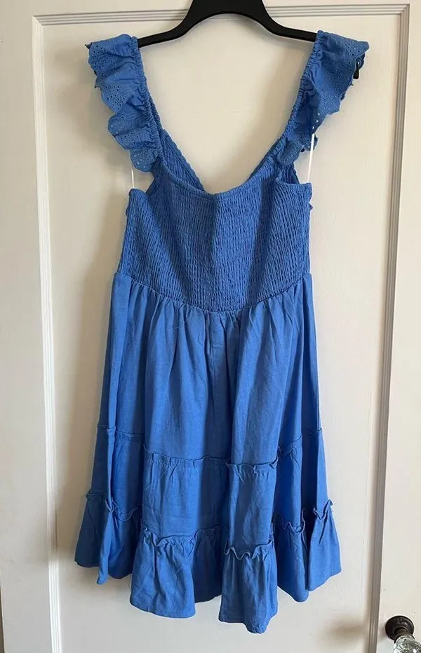 Love Tree ruffled linen sun dress - Image 4