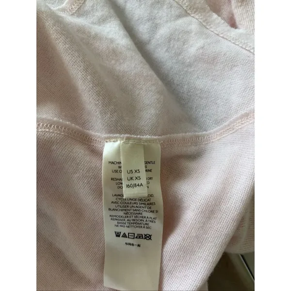 Free People Cozy Time Funnel Slouchy Top Baby Pink Barbie We The Free Size XS - Image 3