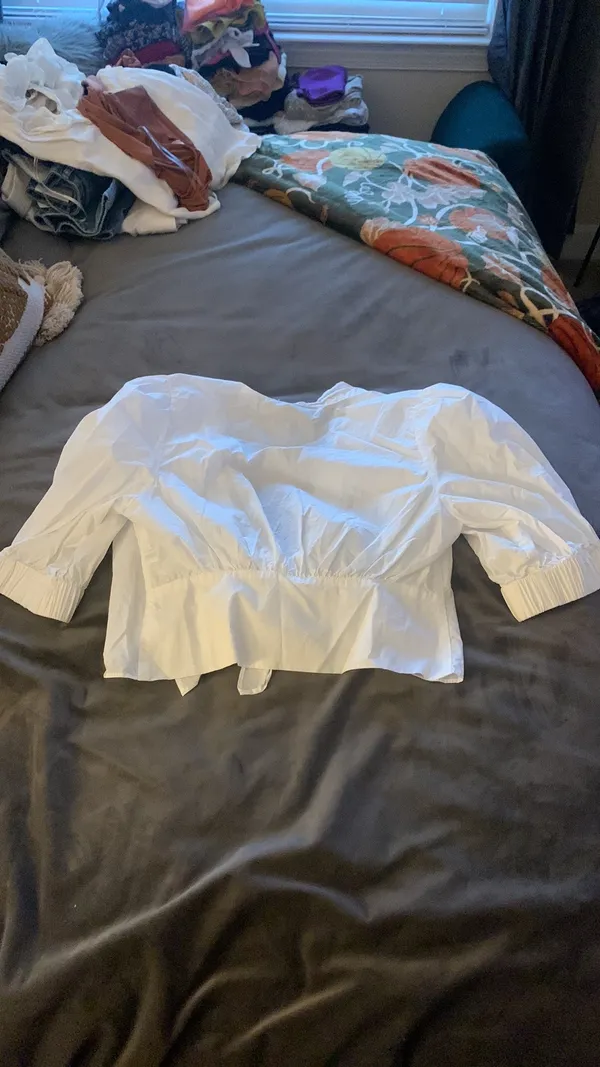 Endless Rose White Tie Top - Image 2