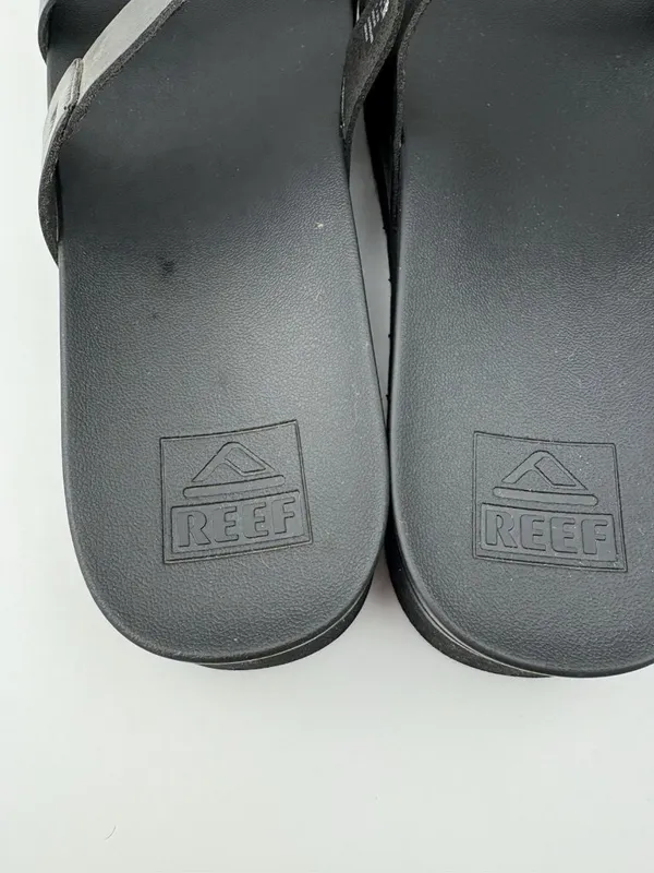-REEF Cushion Vista Platform Sandal Womens 12 Black Comfort Slide Casual Shoe - Image 10