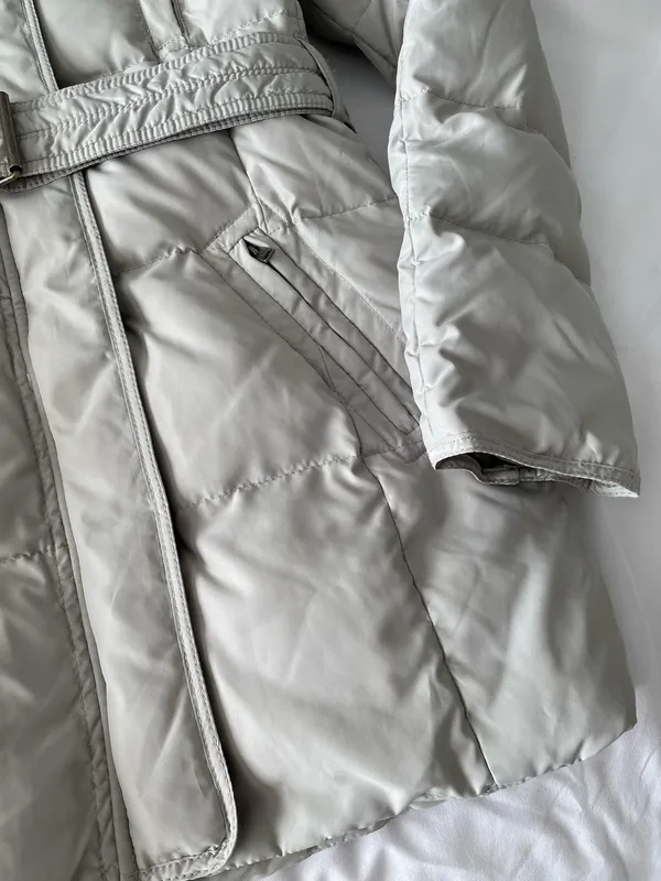 Hollister Light Grey Down Puffer Parka - Image 4