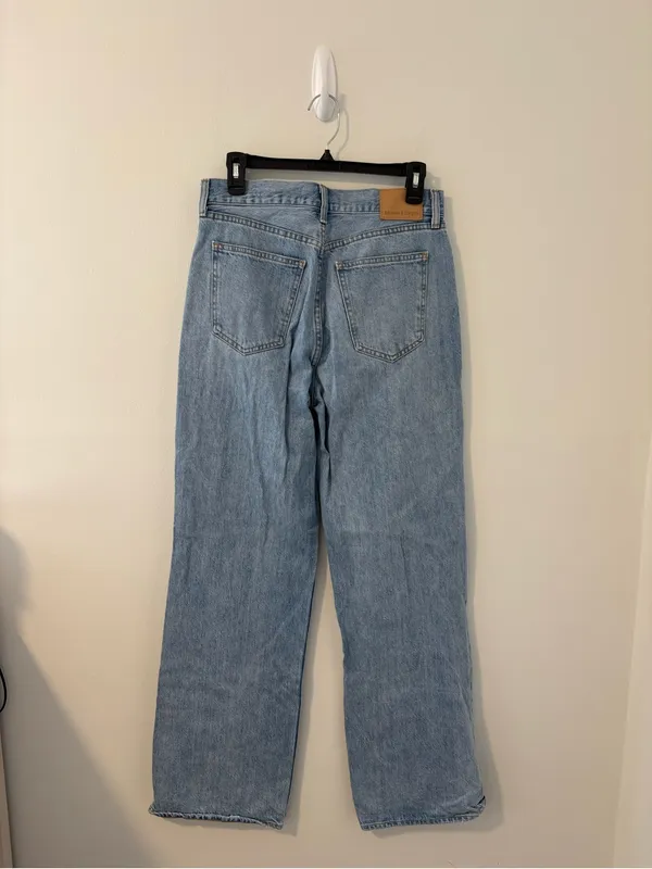 Denim Forum The Farrah High Rise Wide Leg Jean Size 28 - Image 3