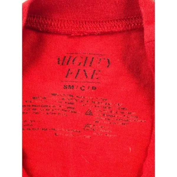 Mighty Fine Red Peace Love Unity S Crewneck Long Sleeve Crop‎ Top Women S - Image 7