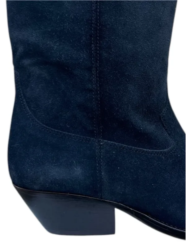Isabel Marant Duerto 35MM Velvet Calf Leather Suede Cowboy Boots Size EU 36 US 6 - Image 8