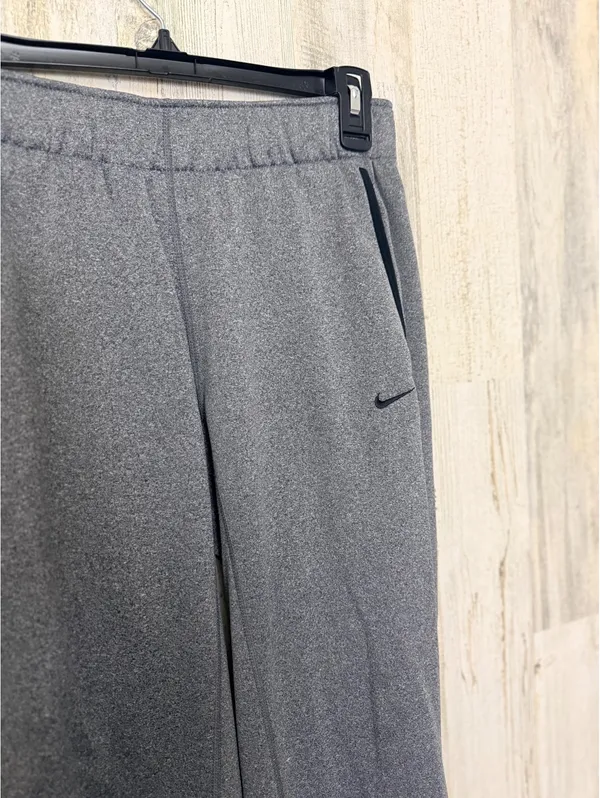 Nike Women’s XS Gray Dri-FIT Fleece Jogger Pants Toggle Hem Zip Pockets - Image 7
