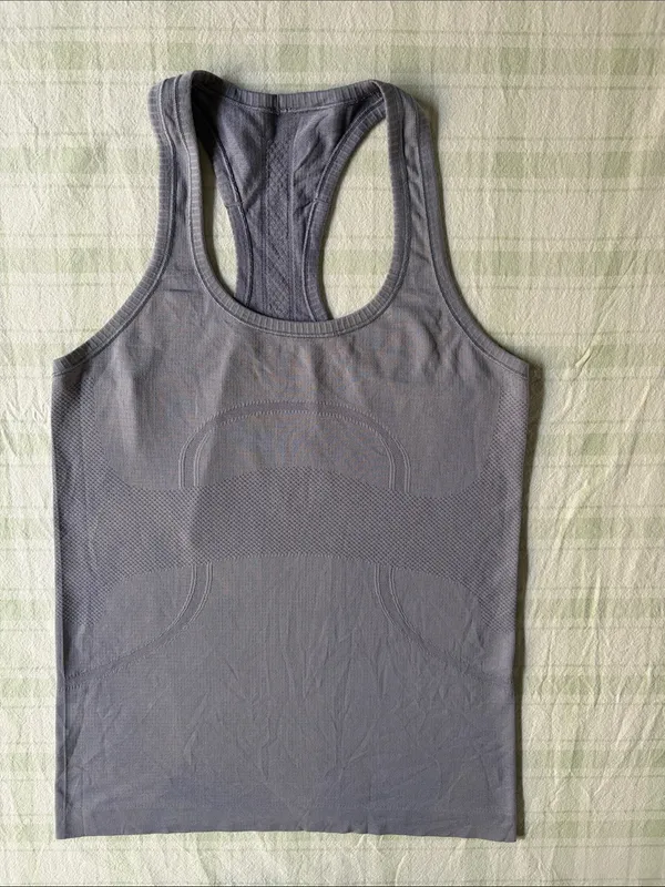 Lululemon Swiftly Seamless Racerback Tank Top - Lavender Gray - Image 3