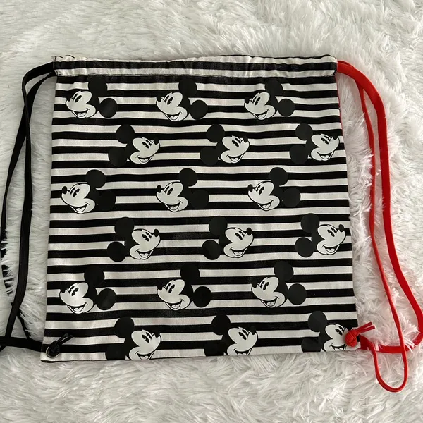 Disney Little Miss Matched Mickey Mouse Drawstring Backpack Cinch‎ Sack - Image 4