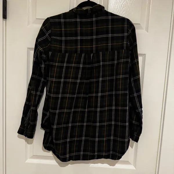ZARA Plaid Button Down Shirt - Image 3