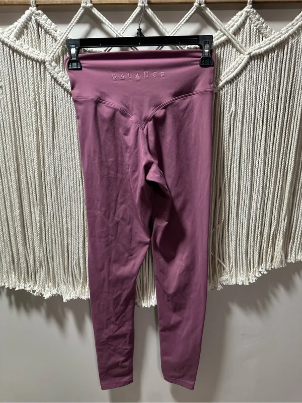 Balance Athletica Mauve High-Rise Leggings - Image 2