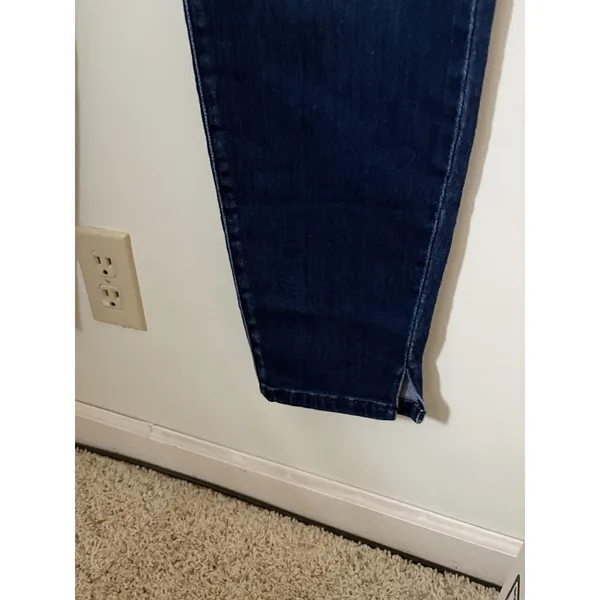 KanCan Curvy High Rise Skinny Denim Jeans 30x28 NEW Side Slit Hem Stretch - Image 3