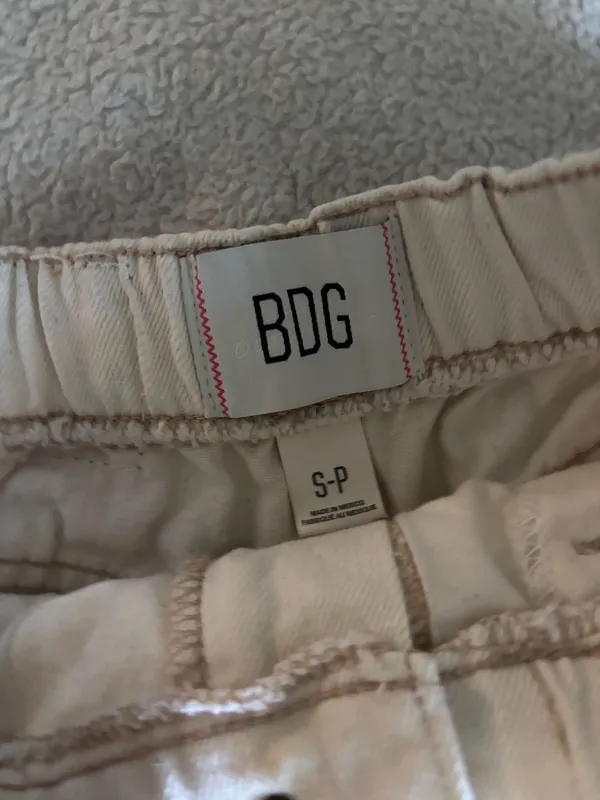 BDG White Jorts Shorts  - Image 6
