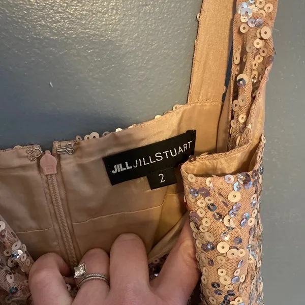 Jill Jill Stuart Formal Cocktail, Prom Dress, Sequins - Image 6