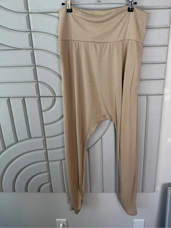 Free People Movement Echo Harem Pant Large Tan Beige - Image 2