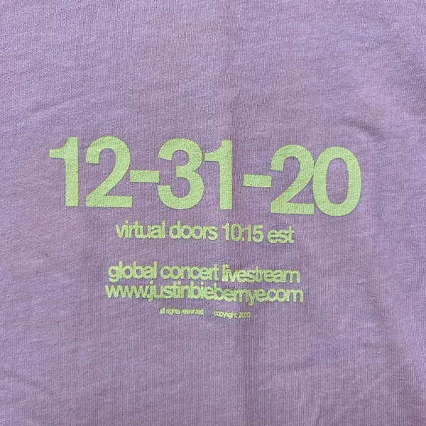 Justin Bieber Tour Vtg Style L/S Tee XL - Image 3
