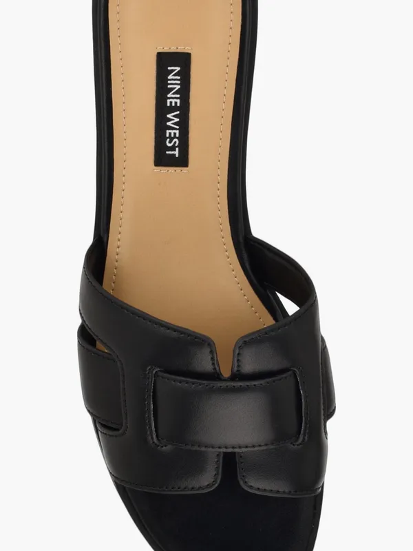 Nine West Germani Women’s black slide sandals size 8 NEW - Image 3