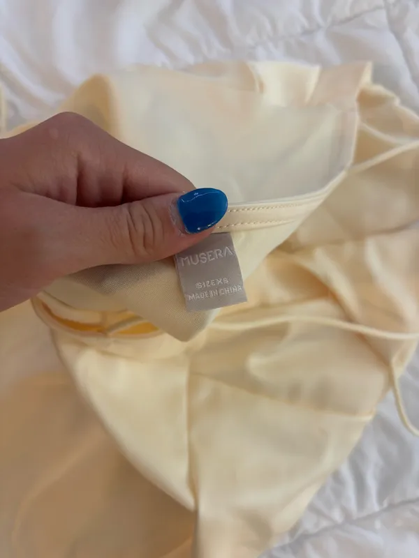 Wrap around tank Yellow Size XS - Image 3