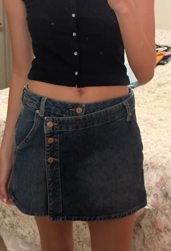 Free People Denim Skirt - Image 2
