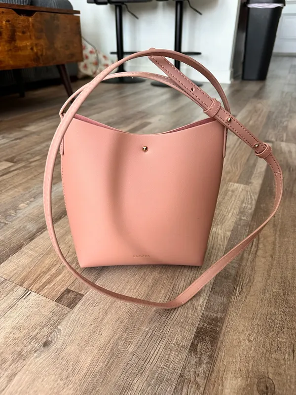 Samara Anthropologie Pink Vegan Leather Bag - Image 2