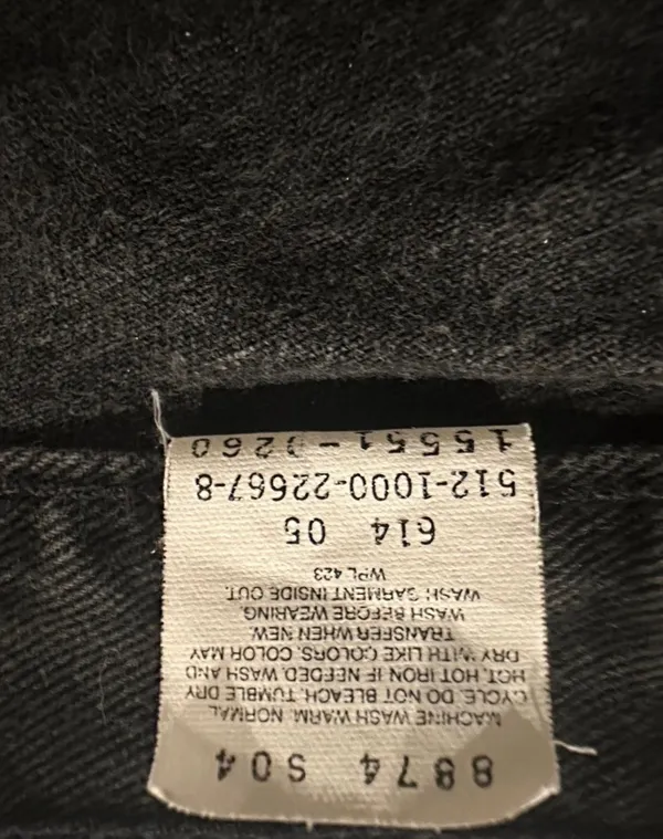 Vintage Levi’s 550 Women’s Black Jeans 100% Cotton Made in the USA - Image 7