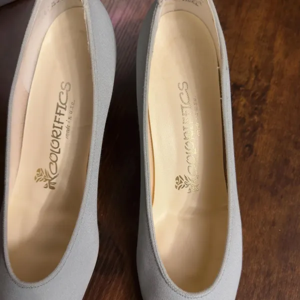 1980s Coloriffic ‘Sondra’ Powder Blue Pumps Size 8 - Image 7