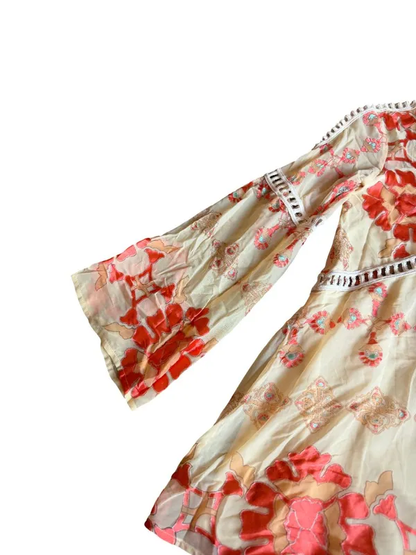 For Love And Lemons Barcelona Mini Dress Embroidered Rare Boho Size XS Women's - Image 5