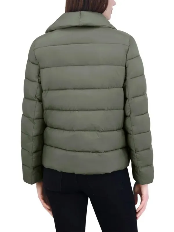 Tahari Olive Green Puffer Coat - Image 4
