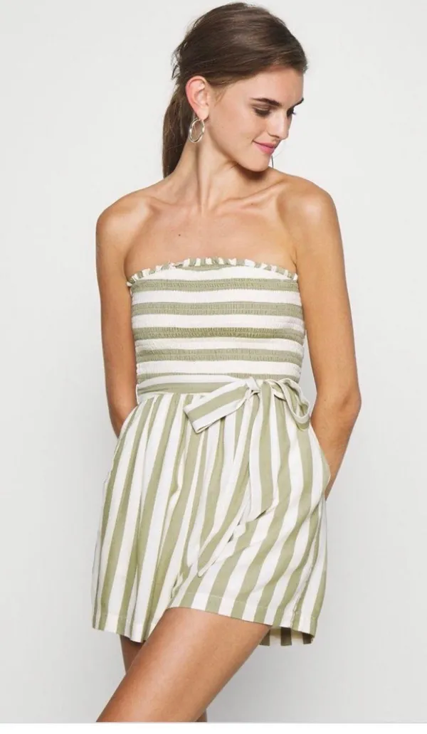 American Eagle Outfitters Smocked Tube Romper - Image 2