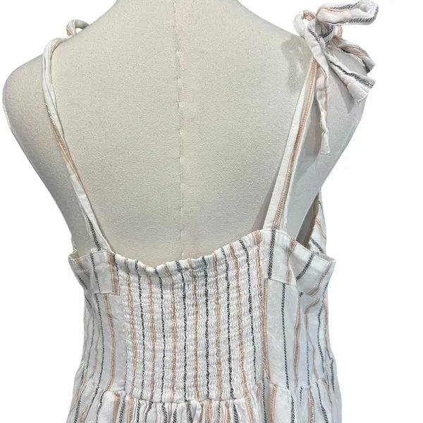 Maxi Dress Layered Smocking Cottage Y2K Peasant Boho Summer SZ XL Cassee's - Image 7