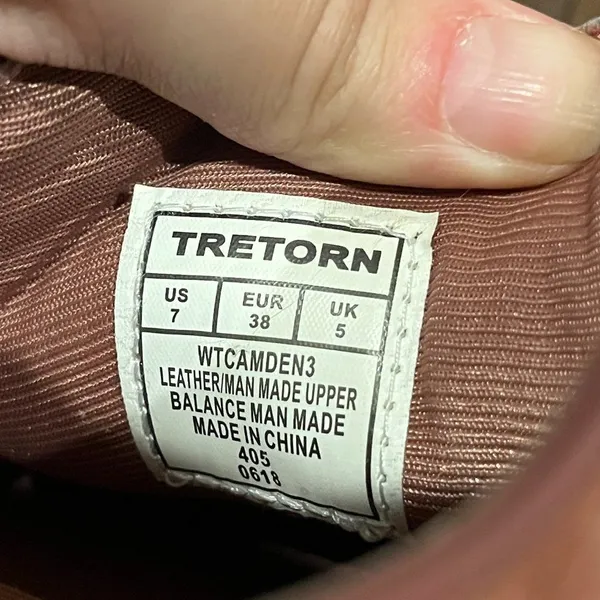 Tretorn Camden 3 burgundy suede sneakers - Image 7