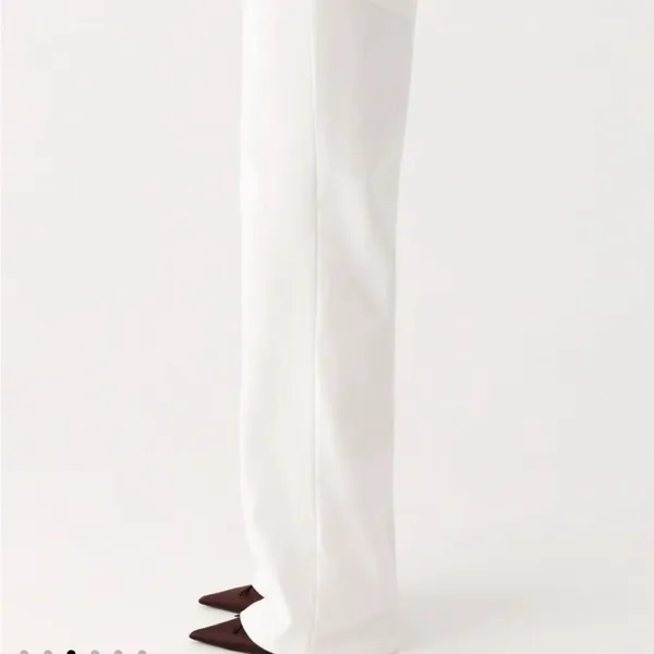 Peppermayo Exclusive - Back Again Straight Leg Denim Jeans - White - Image 3