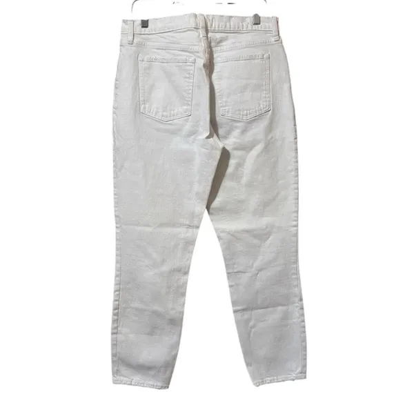 Abercrombie & Fitch The Skinny High Rise Jeans Women Size 31/12R White‎ Preppy - Image 2